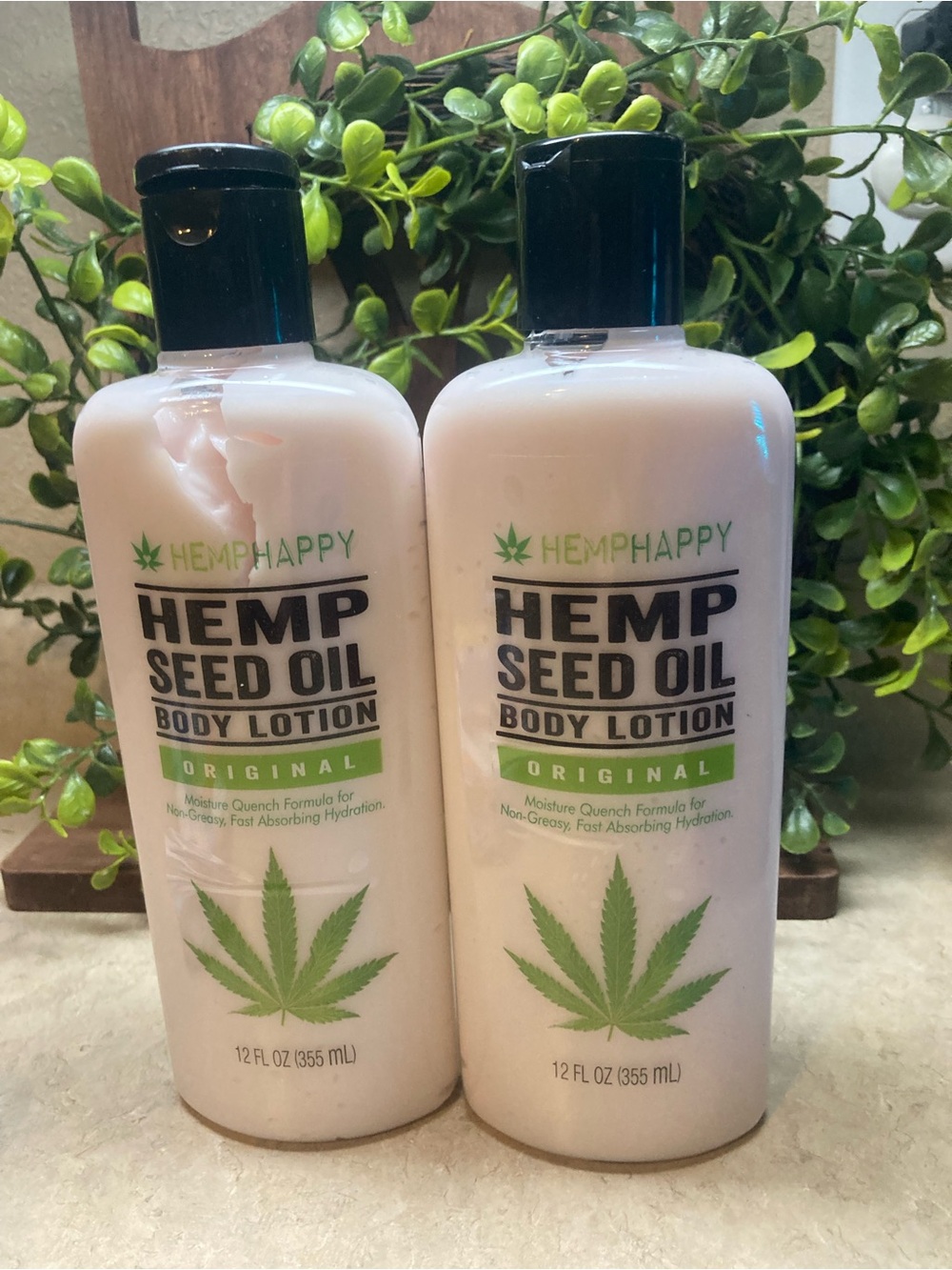 Hemp Heaven Natural Coconut Body Lotion with Pump – 12 OZ Hemphappy